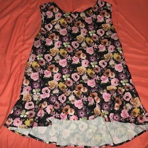 Floral high low blouse🌸